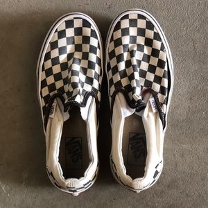 Vans Checker Slipons